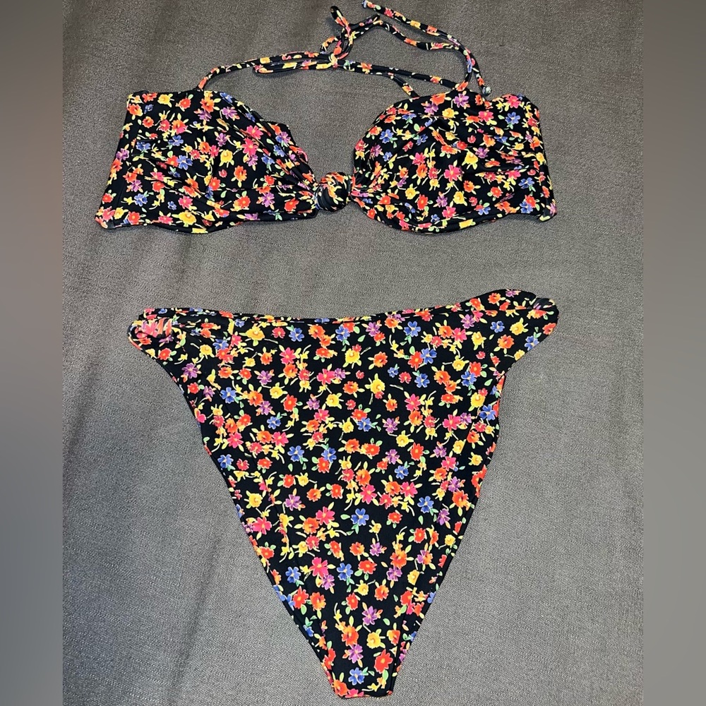 Skatie swim Lynda/Salty in Nirvana print